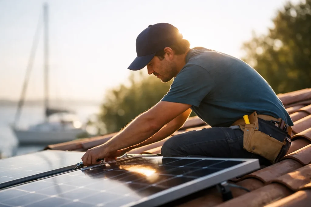 Toitures solaires : bien intégrer les panneaux photovoltaïques dans votre projet de toiture