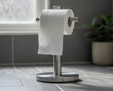Comment stabiliser un porte-papier toilette sur pied ?