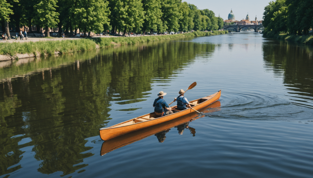 Canoë sur la Spree – avirons et petites bases nautiques