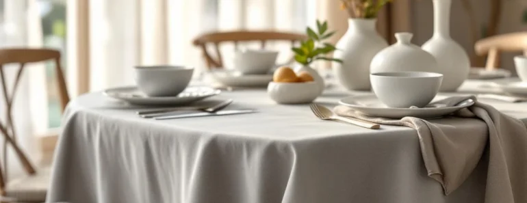 Napper votre table en un clin d’œil avec une toile enduite