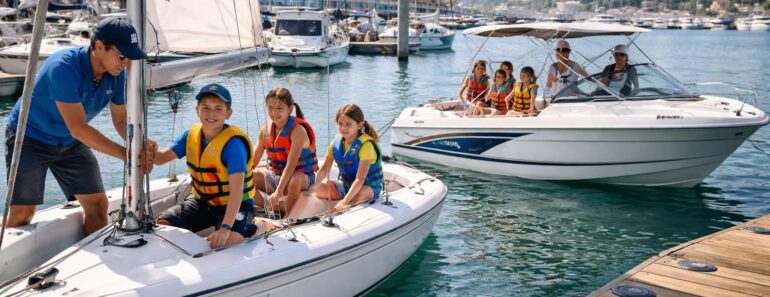 Initier vos enfants aux sports nautiques avec des essais bateaux chez Beneteau et Jeanneau Initier vos enfants aux sports nautiques avec des essais bateaux chez Beneteau et Jeanneau