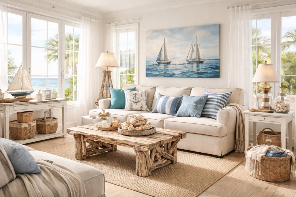 Inspirations nautiques pour décorer votre maison de bord de mer avec mobilier Maisons du Monde