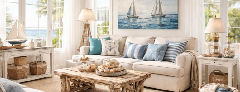 Inspirations nautiques pour décorer votre maison de bord de mer avec mobilier Maisons du Monde