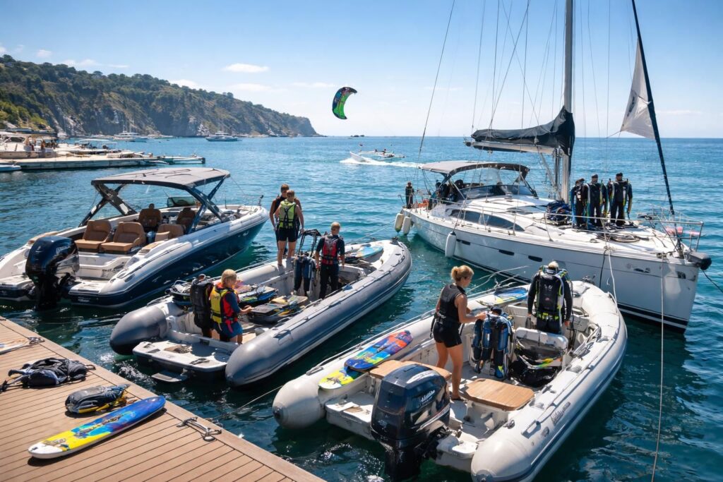 Quel bateau choisir pour pratiquer les sports nautiques en mer ?