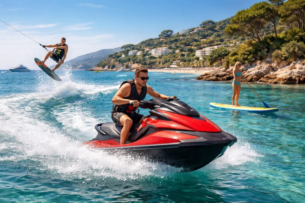 Sports nautiques avec nos essais de jet-ski, wakeboard et paddleboard sur la Côte d&rsquo;Azur