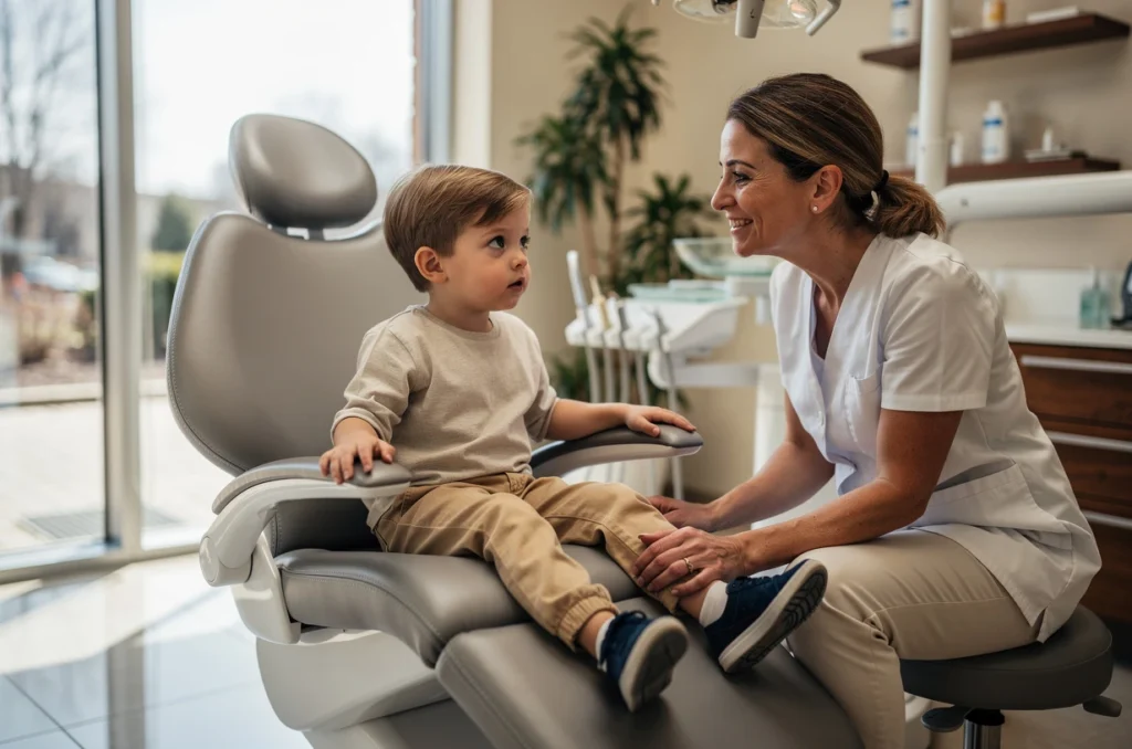 Première visite chez le dentiste : comment réussir l’expérience de son enfant ?