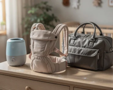 Les essentiels de la puériculture : bien choisir porte-bébé, sac à langer et chauffe-biberon