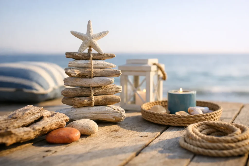 Bois flotté et esprit Maisons du Monde : la déco bord de mer sans caricature