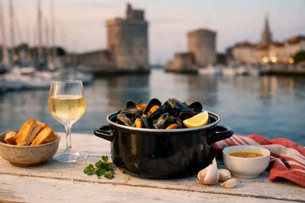 Moules marinières comme à La Rochelle : la recette du bord de quai
